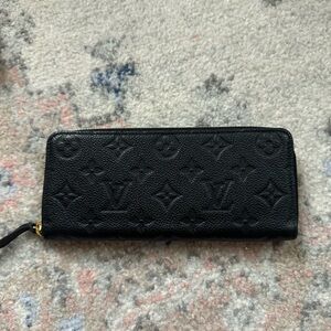 Louis Vuitton Empreinte Clemence Black Wallet Monogram